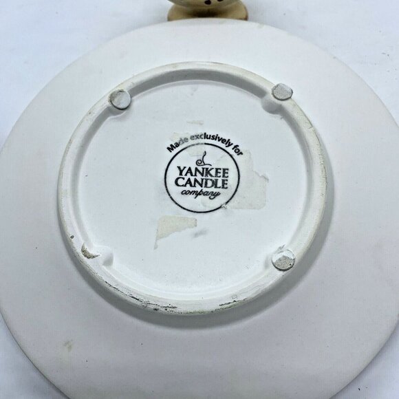 Yankee Candle Matching Floral Tea Light & 8" Inch Plate Set - Picture 4 of 9